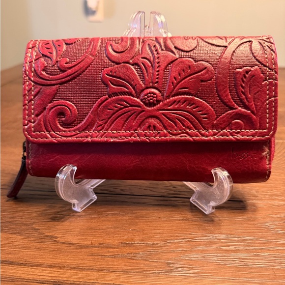 b.o.c. Embossed Red Wallet - Picture 2 of 5